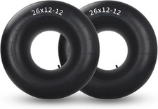 26X12-12 Butyl Inner Tubes, 2 Pack with TR13 Valve Stem, Heavy-Duty Inner Tubes,