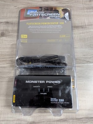 Monster FlatScreen PowerCenter HTS 350 Home Theater Power Stage 1 Surge 121588