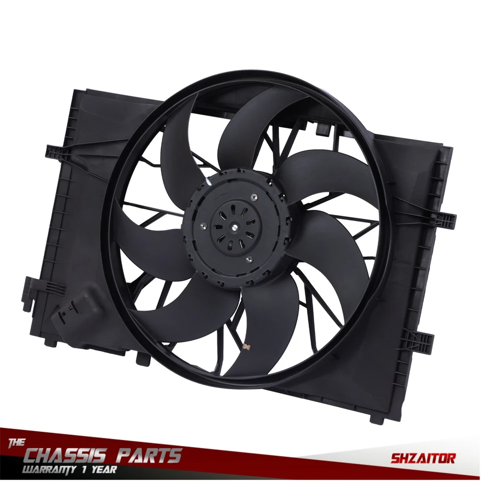 Conjunto de ventilador de radiador 2001-07 para Mercedes-Benz C230 C240 C280 C320 C350 623280 Foto 2 de 4