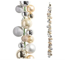 RAZ Imports 72" Garland, Champagne Ball G4432706