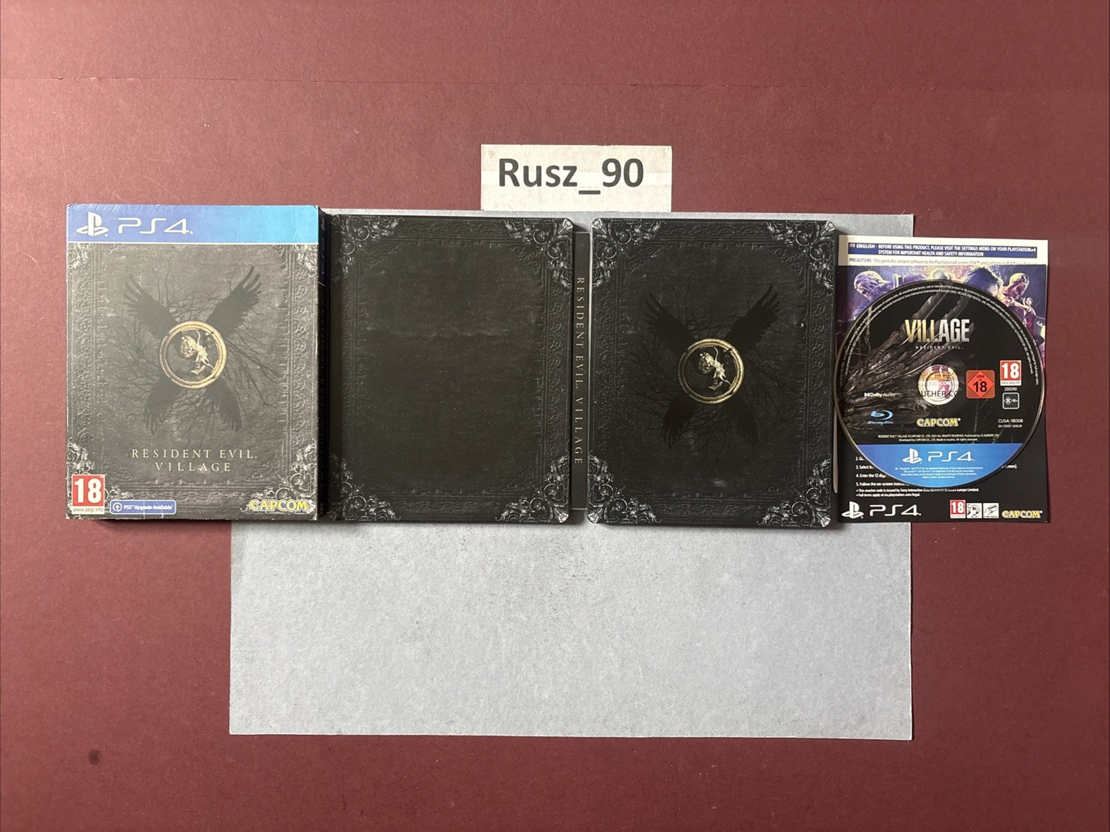 Resident Evil Village PS4/PS5 Steelbook limited/Collectors Edition EXC COND CIB