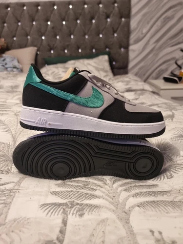 Scarpe da ginnastica Nike Air Force 1 rare Nike ID By You da uomo taglia 11 5 UK RRP £ 140