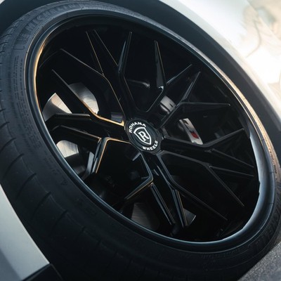 19'' Rohana RFC3 19x8.5 Black Concave Wheels Rims Fits BMW i3