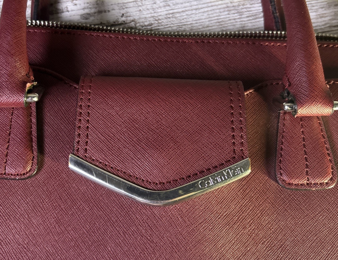 Calvin Klein Satchel Rudy Red — image 7