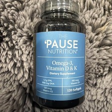 The Pause Nutrition Omega 3 Vitamin D & K2 Supplement Gluten Free