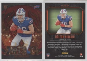2023 Panini Phoenix Fired Up Red /199 Dalton Kincaid #FU-20 Rookie RC