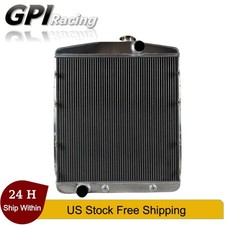 Radiator For 1949 1950 Oldsmobile 88 5.0l V8 Engine Cc5049b 3 Row Aluminum 1950