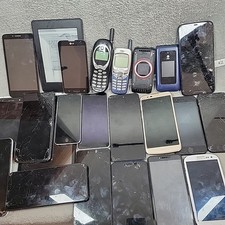 Huge Lot 20 Phones Tablets Android Apple For Parts Repair Harvesting