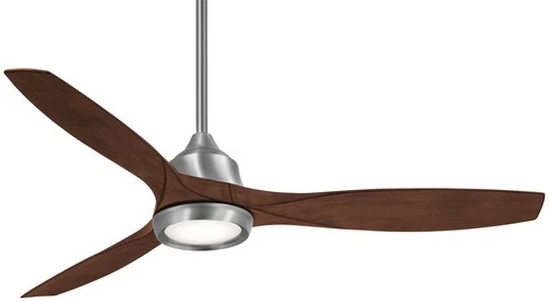 Minka Aire Skyhawk 60" Ceiling Fan - Dark Walnut 3-Blade Remote Control - Picture 1 of 6