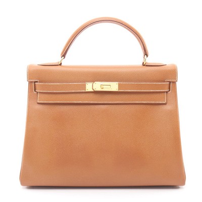 Hermes Kelly 32 Handbag Brown #RCB2718