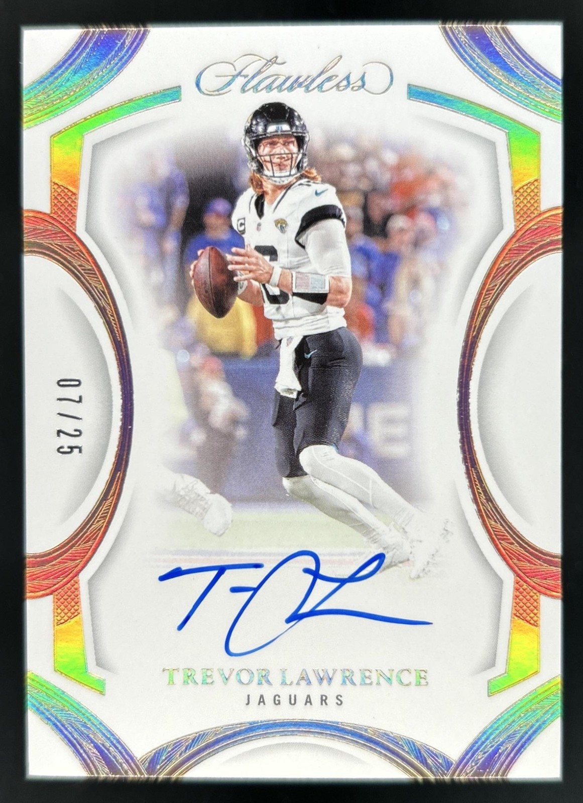 2025 Panini Flawless Trevor Lawrence Frame Signatures Auto #/25 Jaguars