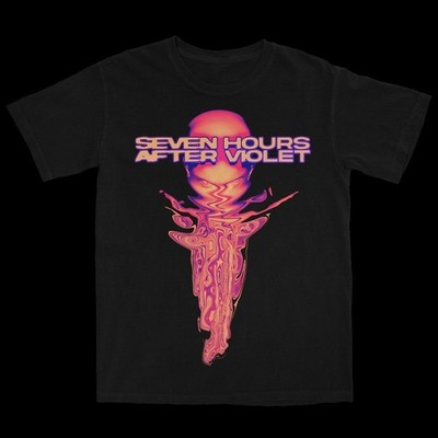 Seven Hours After Violet Band Black Color Cotton Shirt Unisex BT2007