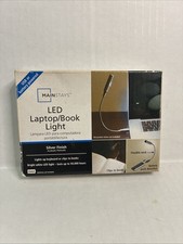 Mainstays LED Laptop/Book Light USB Or Battery Powered Silver Finish