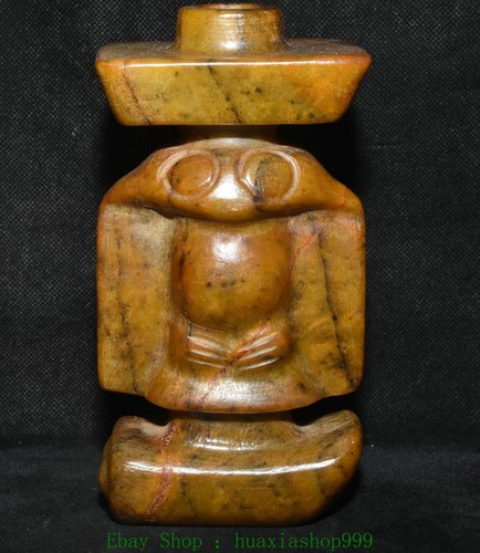 6.5"Chinese Hongshan Culture Old Jade Carved Bird Hawk Eagle Animal ...