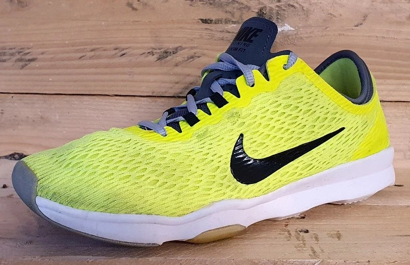 Nike Zoom Fit Running Trainers 704658-701 Neon Yellow/Black UK5/US7.5/EU38.5 - Photo 4/4