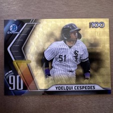 2022 Bowman Yoelqui Cespedes #BTP-90 Bowman Scouts' Top 100 Superfractor 1/1