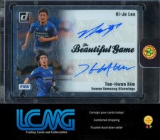 2023-24 Donruss Ki-Je Lee / Tae-Hwan Kim The Beautiful Game Dual Autographs Y3C