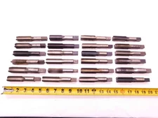 LARGE LOT OF VARIOUS SIZES AND TYPES OF HSS TAPS SPIRAL STRAIGHT CNC MACHINIST