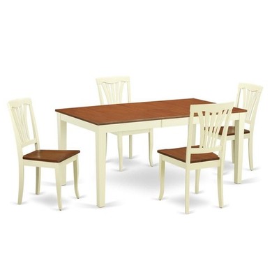Elegant Kitchen Table Set   Solid Wood Dining Room Table Set for 4