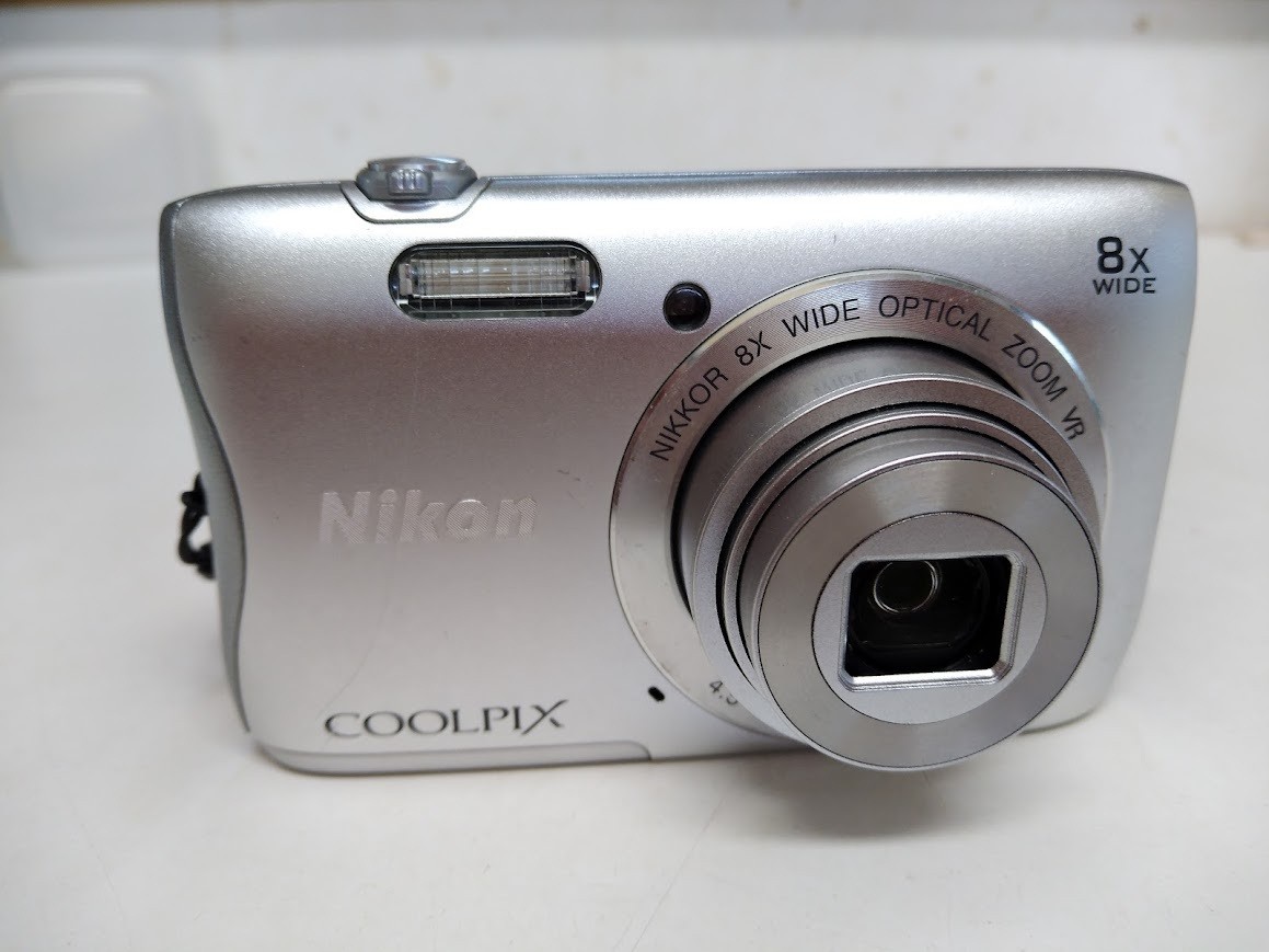 COOLPIX S3700 Nikon Silver 964492 | eBay