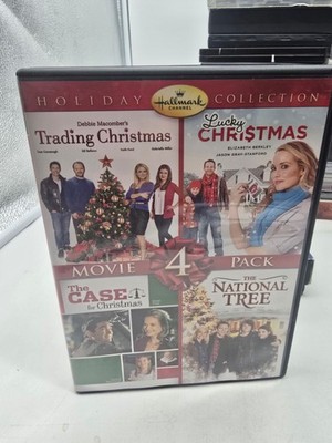 Hallmark Channel 4 Movie Holiday DVD Trading Christmas Lucky Case National Tree