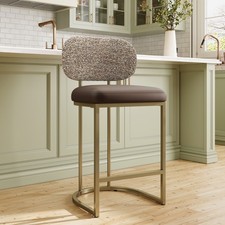 1 Pack Bar Stools w/ Back Support 24" Counter Height Kitchen Stool Bar Chairs