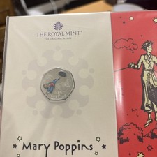 2025 MARY POPPINS UK COLOUR 50p BUNC ROYAL MINT PACK Coin LTD ED 10K SCARCE 50p.