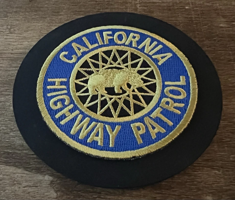 Parche de hombro de la Patrulla de Carreteras de California (CHP), vintage/memorabilia Foto 3 de 4