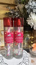 2 Bath And Body Works  Milk Raspberry Holiday Pie Bar   8 oz Fine Fragrance Mist
