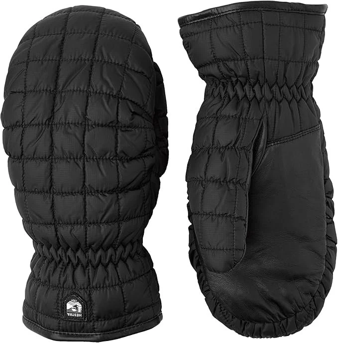 Hestra Womens Extreme Cold Weather Mittens Black Size 7 Primaloft Insulated