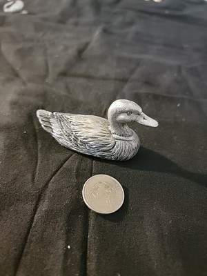 Vintage Pewter Duck By Giftcraft Taiwan