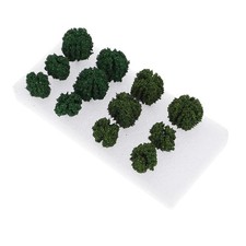 1 Box Artificial Shrub Models Miniature Vegetation Sand Table Ornaments