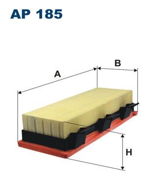 Filtron Luftfilter AP 185 FüR Renault VW-image