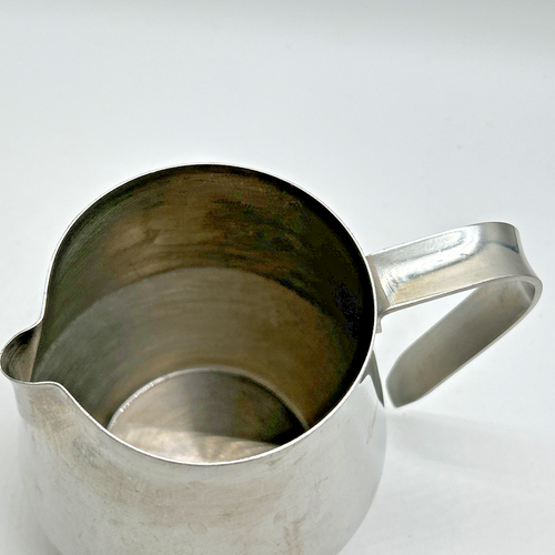 Milchaufschäumkrug 18/8 Edelstahl Ausgießer Griff 5 cm hoch - Bild 4 von 6