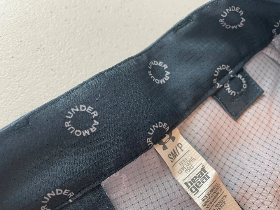 Pantalones Cortos de Golf Usados en Excelente Condición Under Armour Logo HeatGear Azul Para Mujer S 4 6 Bolsillo con Cremallera Foto 4 de 4