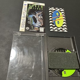 Alien Trilogy (Sega Saturn, 1996) Complete With Insert And Reg Card