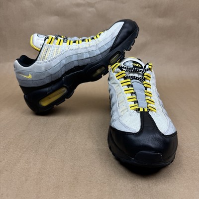 Nike Air Max 95 Mens Shoes Anthracite Gray Neon Tour Yellow 609048