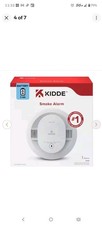 Lot Of 6 Kidde 5" Smoke Detector Alarm White AA Battery Powered 20SDR