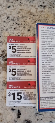 #ad ACE Hardware Coupons Expire 1 31 26 $2.99