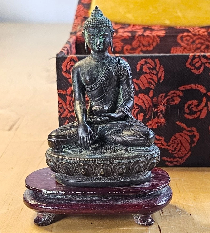 古董原始中国风青铜佛像和雕像| eBay