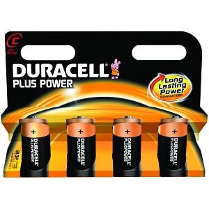 Duracell C MN1400 Batteria Alcalina Tipo C LR14 1.5V - Blister da 4