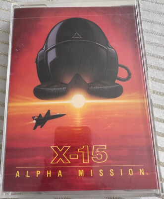 X-15 ALPHA MISSION Commodore 64 Disk - sehr selten & funktionsfähig, TOP Zustand