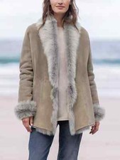 Celtic & Co Toscana Trim Jacket Taupe Uk Size 8 Was £845