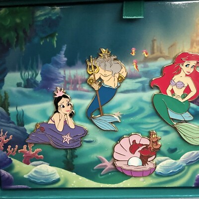 HKDL Disney Pin Trading Nights 2022 Princess Ariel Mermaid LE600