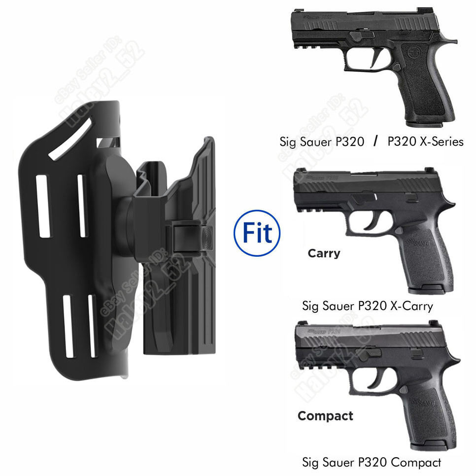 P320 Drop leg Holster Fit Sig Sauer P320 M18 X Carry Nitron RXP Compact
