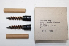 US Military Issue Vietnam Era 7.62mm 308 30 Cal Rifle Chamber Brush Set of 2