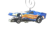 Christmas Ornament for Ford Mustang Funny Car Blue Type 1