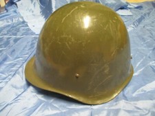Stahlhelm + &Uuml;berzug , historisch ehem. Ostblock , f&uuml;r Militaria - Sammler  # 19