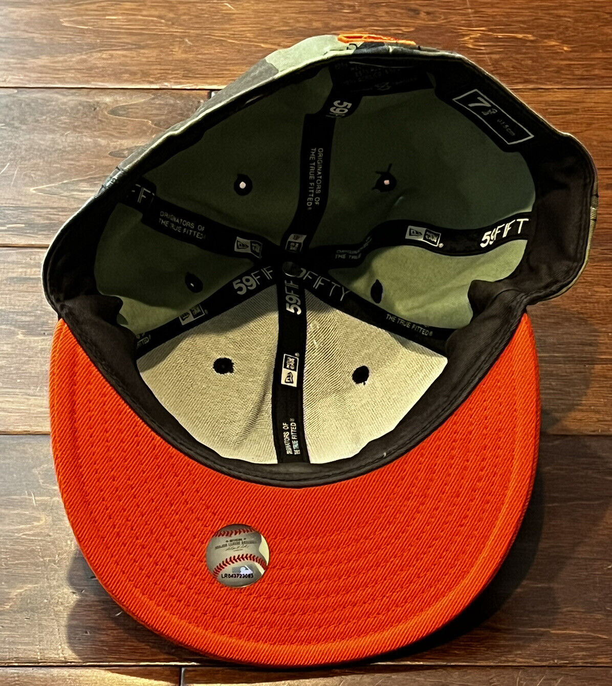 RARE New Era 59 Fifty Hat Cap eBay New Orange | Baseball 7 Fitted 3/4 York Yankees Camo