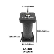 Air Stone for Aquarium Hydroponics 4" X 1.6" Cylinder